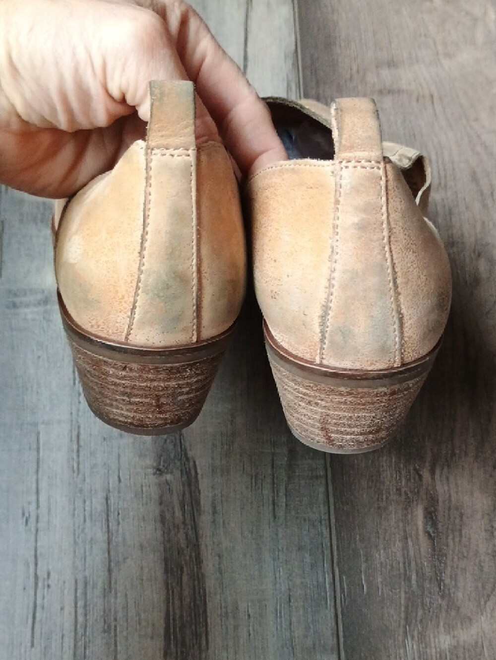 Lucky Brand Tan Leather Slip-On Loafers - Picture 4 of 7